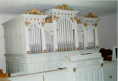 Organ of the Reformed Church of Császár (small hungarian village)